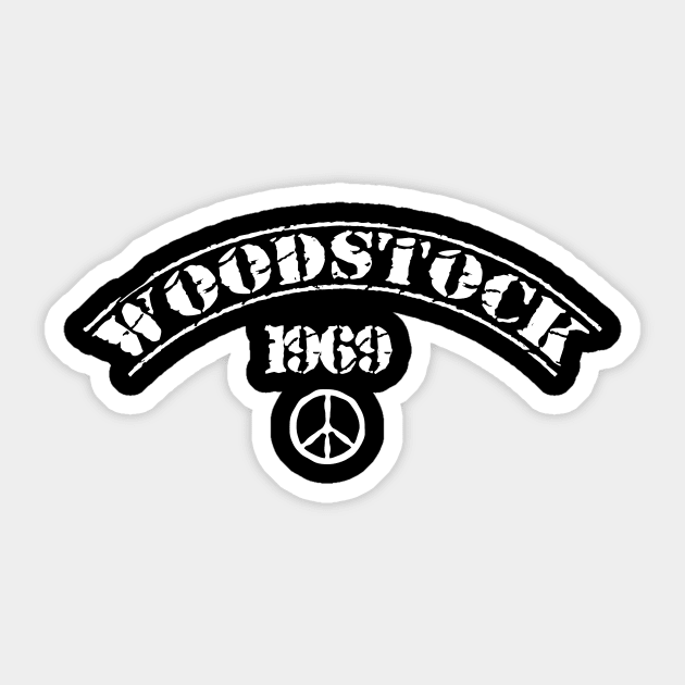 Woodstock 1969 Sticker by emma17
